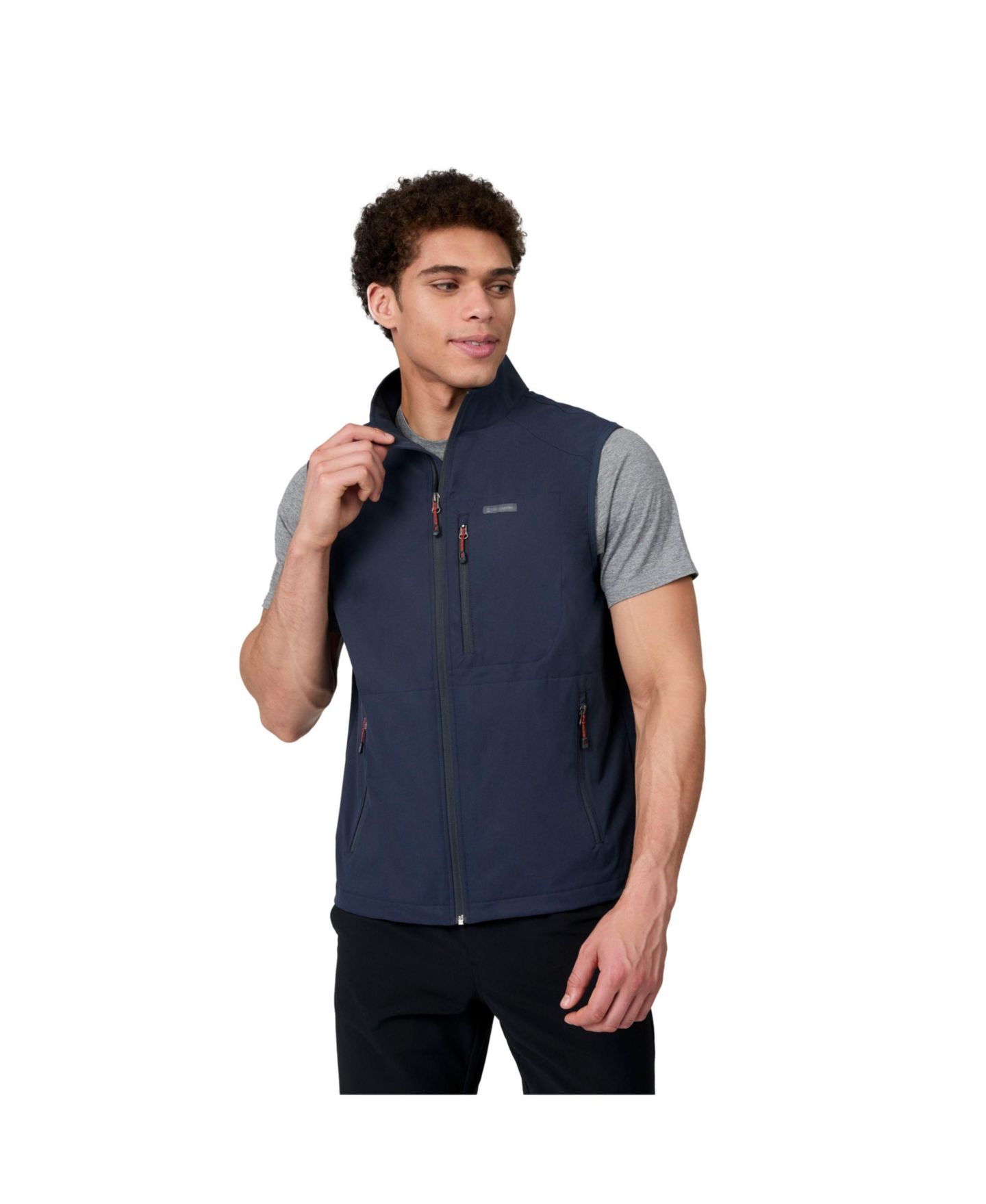 Мужской жилет Free Country Stretch Rip Stop Adventure Vest, цвет: Storm — фото 2