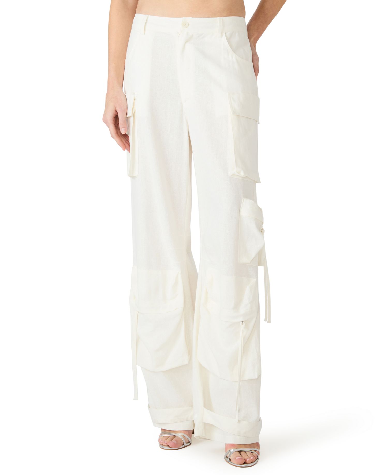Women's Linen-Blend Duo Pant