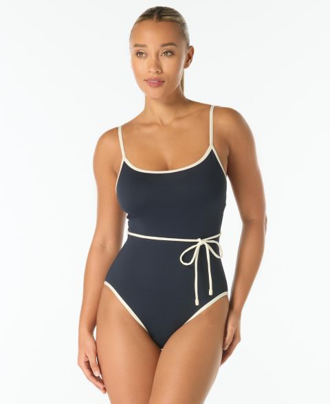 Женские купальники kate spade new york Belted Classic One-Piece Swimsuit