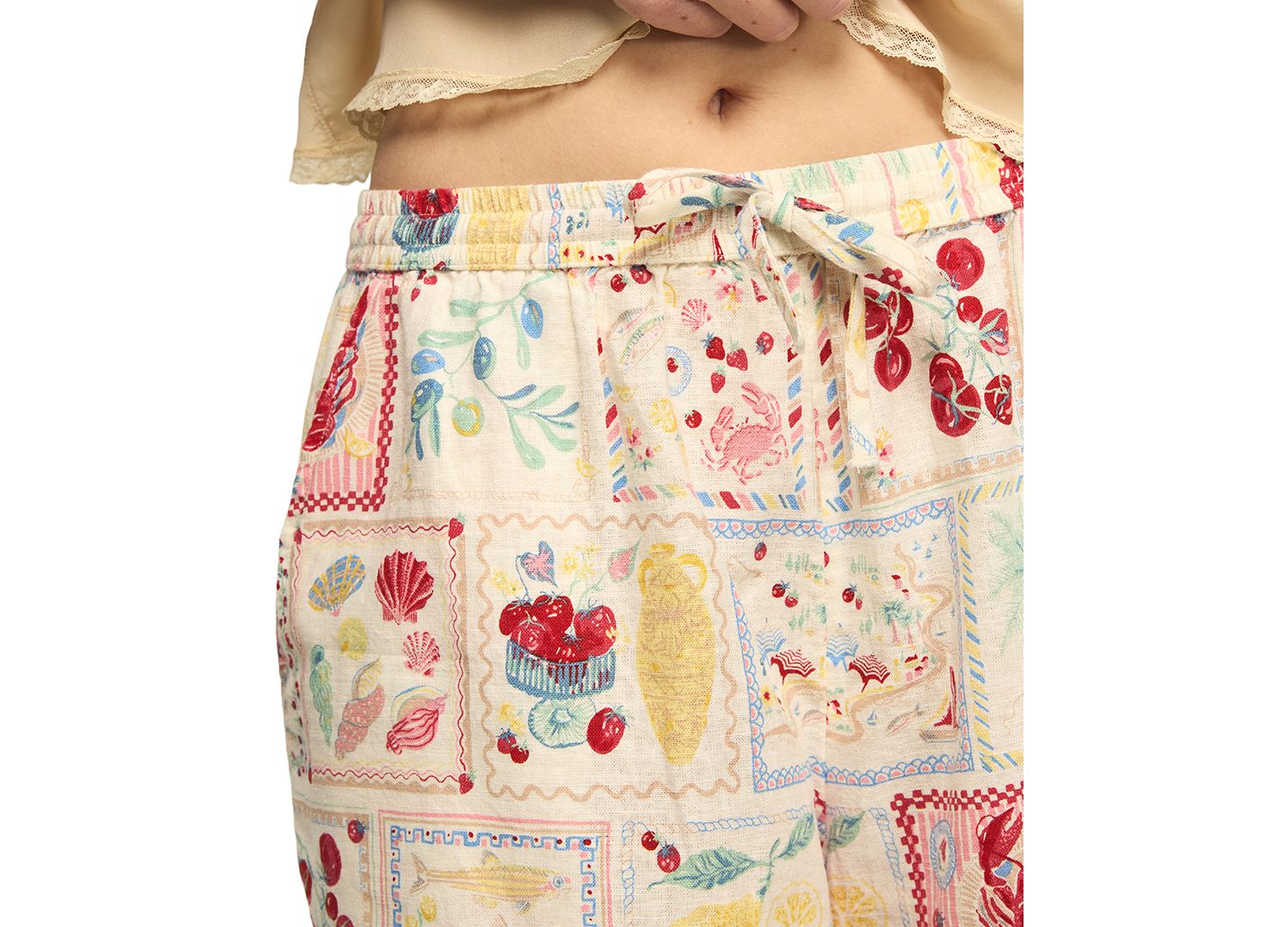 Women's The Beach Printed Pull-On Shorts