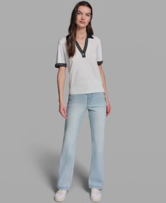 Women's Johnny Collar Sweater