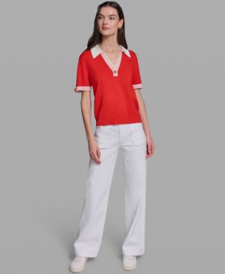 Women's Johnny Collar Sweater