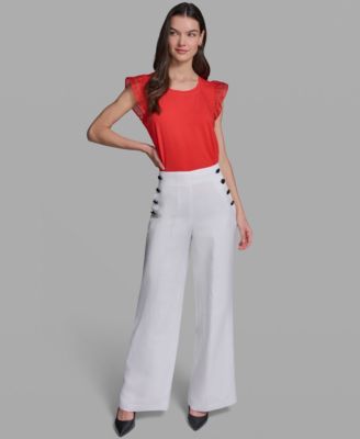 Women's Wide Leg Sailor Pants
