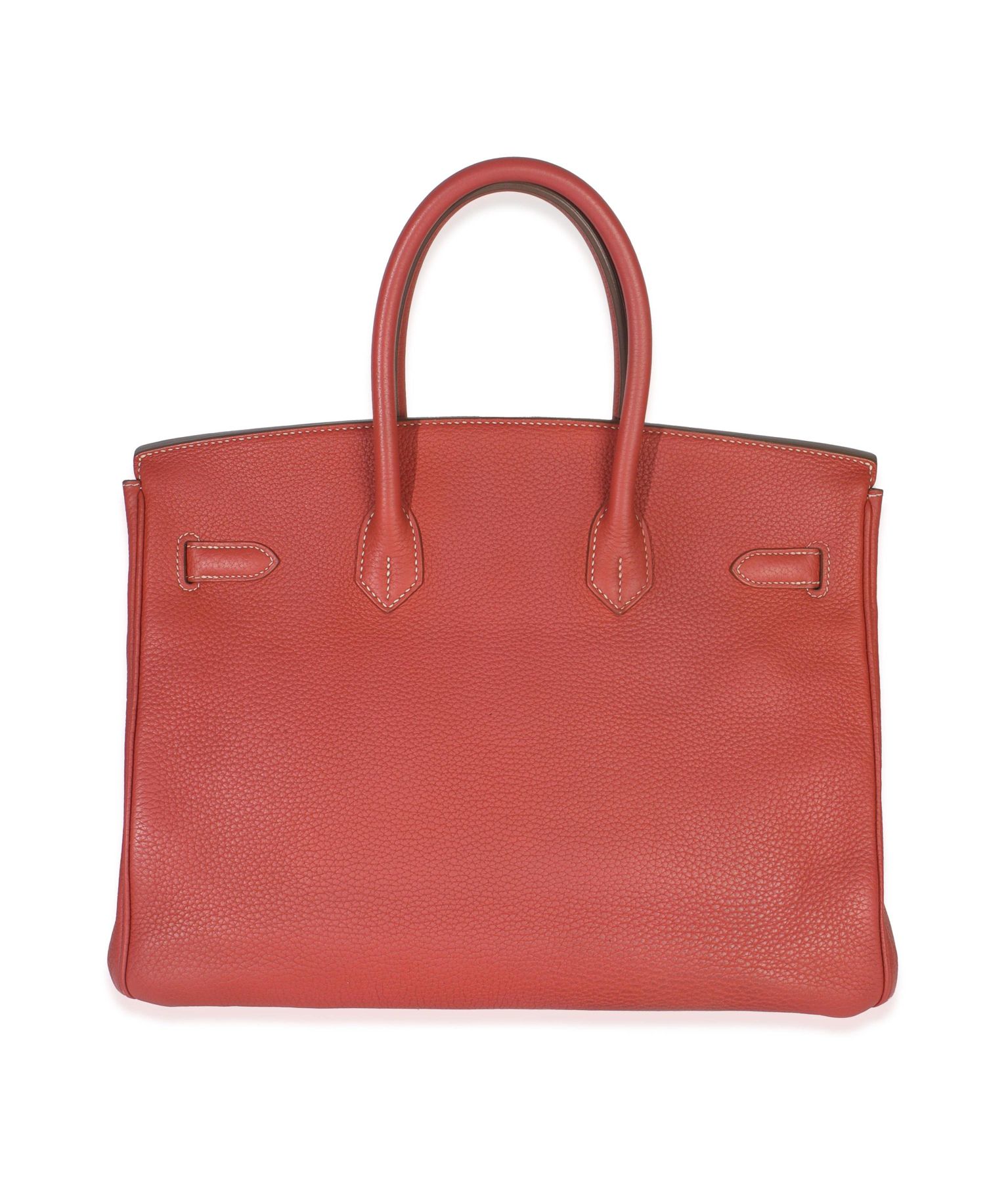 Sanguine White Clemence Verso Birkin 35 PHW