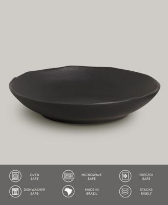 Stoneware Pasta Bowls, Set of 6