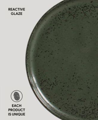 Stoneware Bread Plates, Set of 6