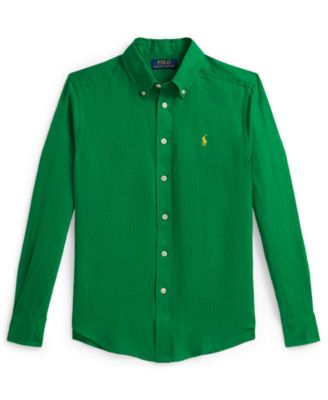 Big Boys' 8-20 Embroidered Long-Sleeve Shirt