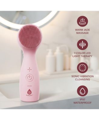 Dimmable LED Vanity Mirror and 3-in-1 Facial Cleansing Device LED Light