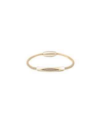 Bearfruit Jewelry Mila Magnetic Bar Bracelet Unique Trendy Statement - Gold