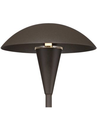 Mushroom Mid Century Modern 8-Piece Outdoor Landscape Path and Spotlight Set Porch LED Bulb Finish