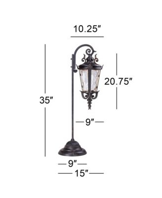 Casa Marseille 35" High Traditional 4-Piece Outdoor Landscape Path Light Set Porch LED Bulb Finish