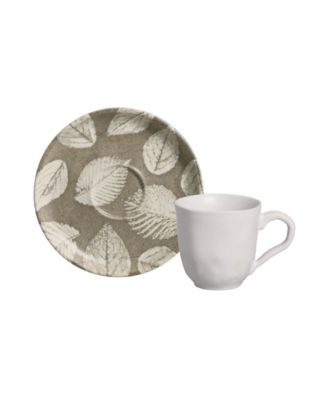 Seiva 12 Pc. Espresso Cup and Saucer Set, Service for 6