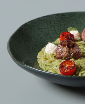 Stoneware Salad Bowls, Set of 6