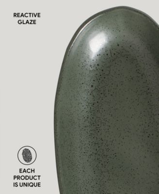 Stoneware Large Deep Oval Platters, Set of 4