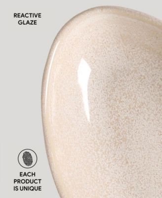 Stoneware Large Deep Oval Platters, Set of 4