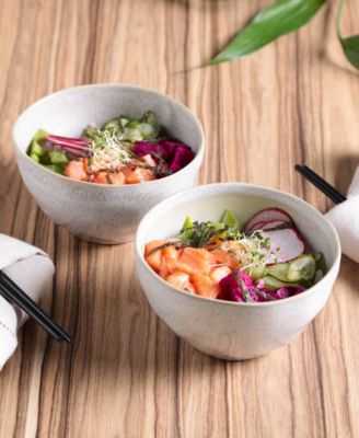 Stoneware Soup Bowls, Set of 6