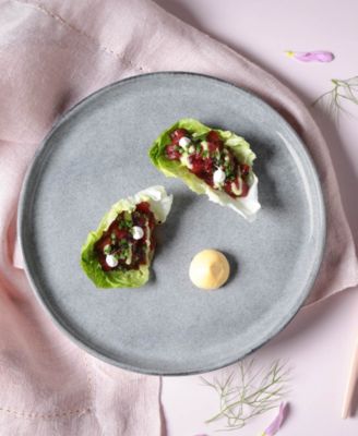 Stoneware Dessert Plates, Set of 6