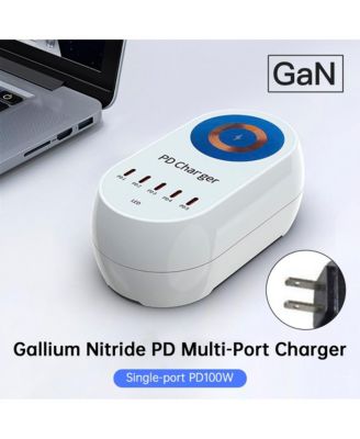 140W Charger - 5 Port Fast Charging Station with 100W PD and 15W MagSafe