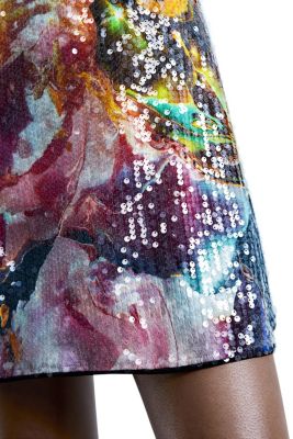 Women's Sequin flower dress