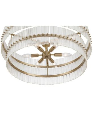 Emerson Matte Glass 6-Light Tiered Chandelier