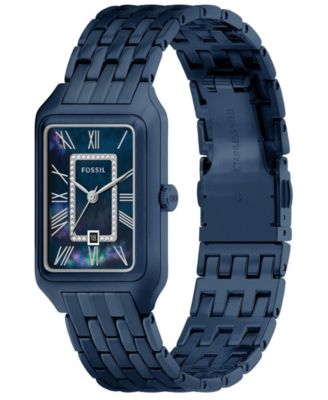 Women's Raquel Three-Hand Navy Stainless Steel Watch 26mm