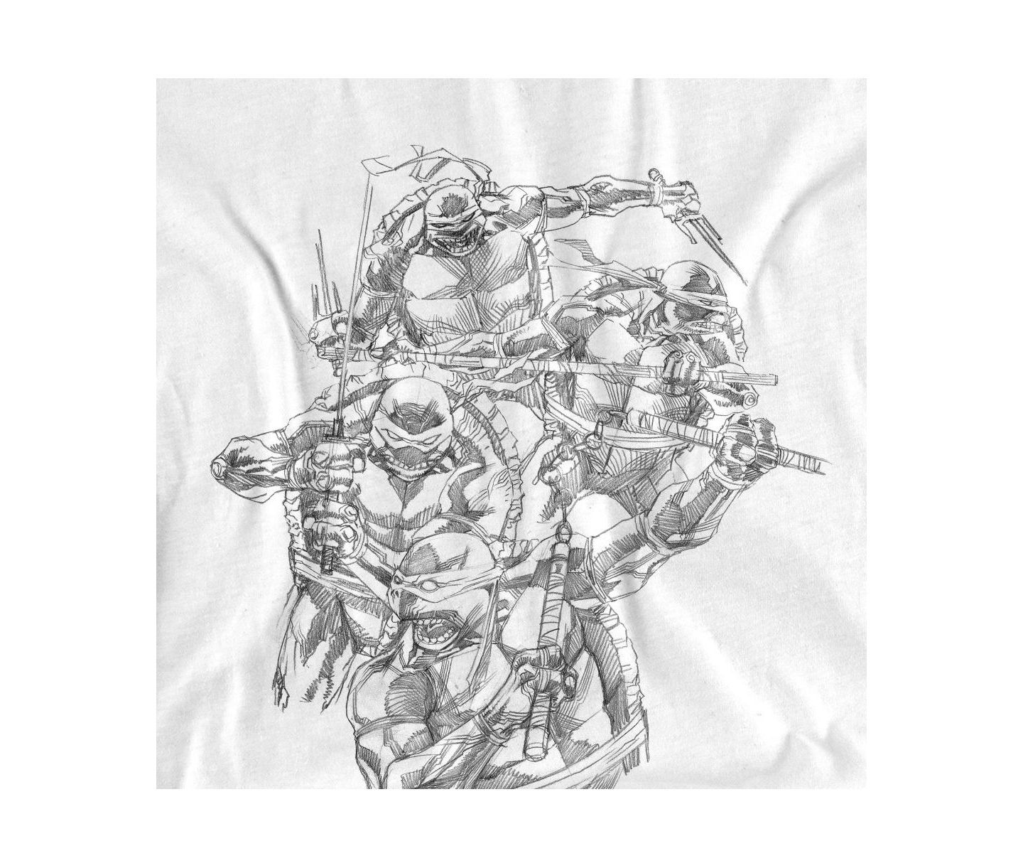 Мужская футболка Logovision Tmnt Shinobis, цвет: Белый — фото 2