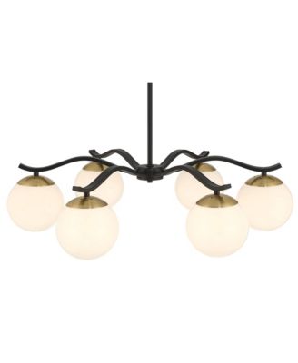 Possini Euro Newall 30" Wide  6-Light Chandelier
