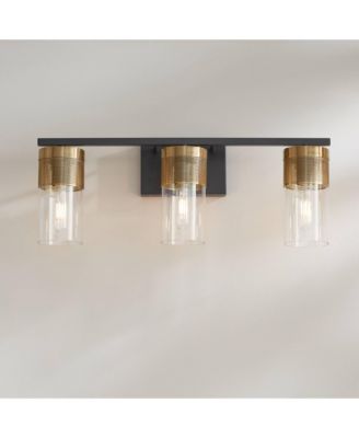 Berlin 23 1/2" High Modern 3 Light Bathroom Vanity Wall Lamp Light Fixture Mount Hardwired