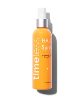 Timeless Skin Care Hydrating Matrixyl 3000 Peptides + Hyaluronic Acid Facial Spray w/ 4oz - Orange