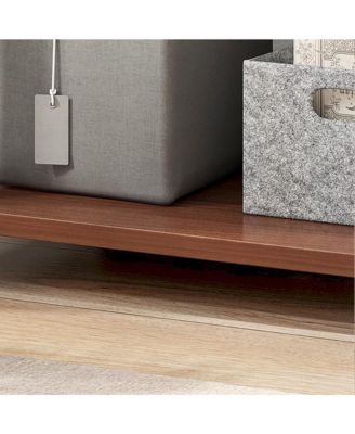 3-Tier Rolling Printer Stand with Wheels, Mobile Printer Table Storage Cart