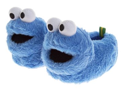 Big Kid Cookie Monster Slippers