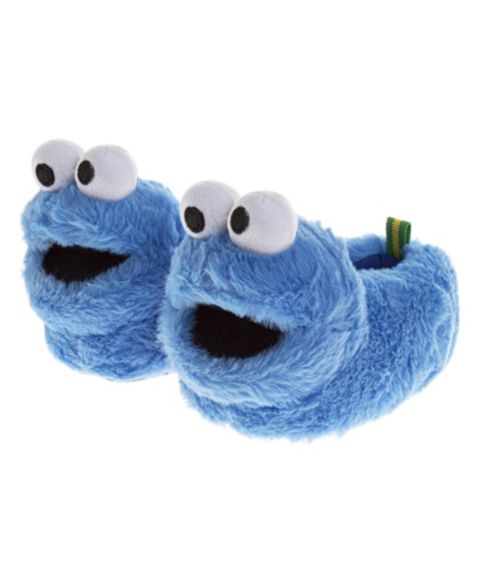 Детские тапочки Sesame Street Cookie Monster для больших детей, цвет: Синий