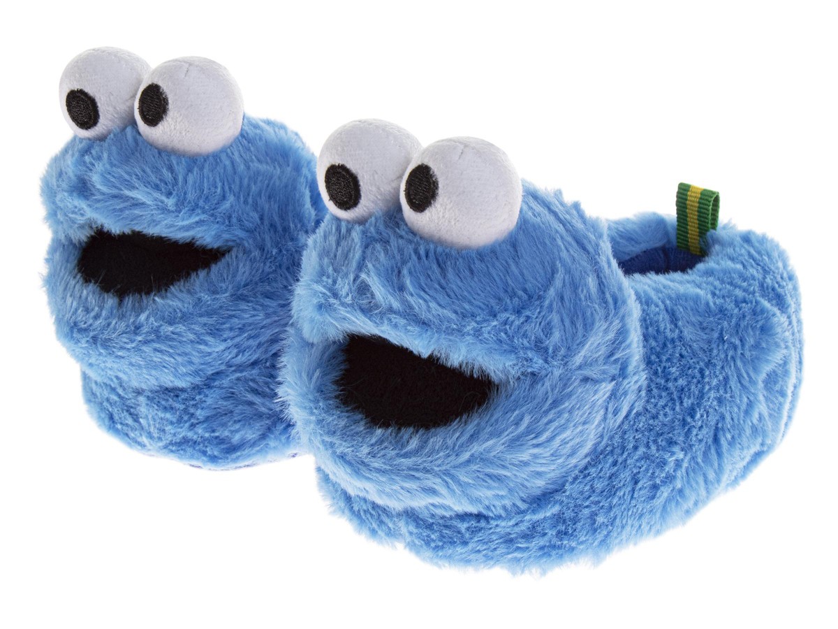 Детские тапочки Sesame Street Cookie Monster для больших детей — фото 2