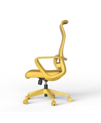 Ergonomic Office Chair, Mesh Breathable High Back Computer Chair with Adjustable Lumbar Support, Foam Seat Cushion for Home Office