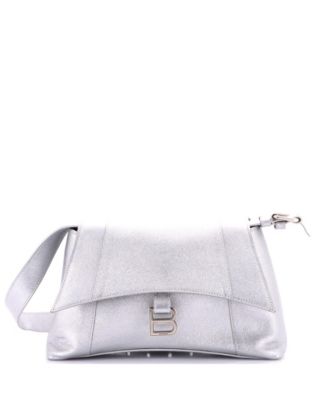 Small Downtown Soft Hourglass Shoulder Bag Leather