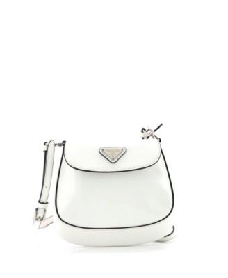 Mini Cleo Flap Shoulder Bag Spazzolato Leather