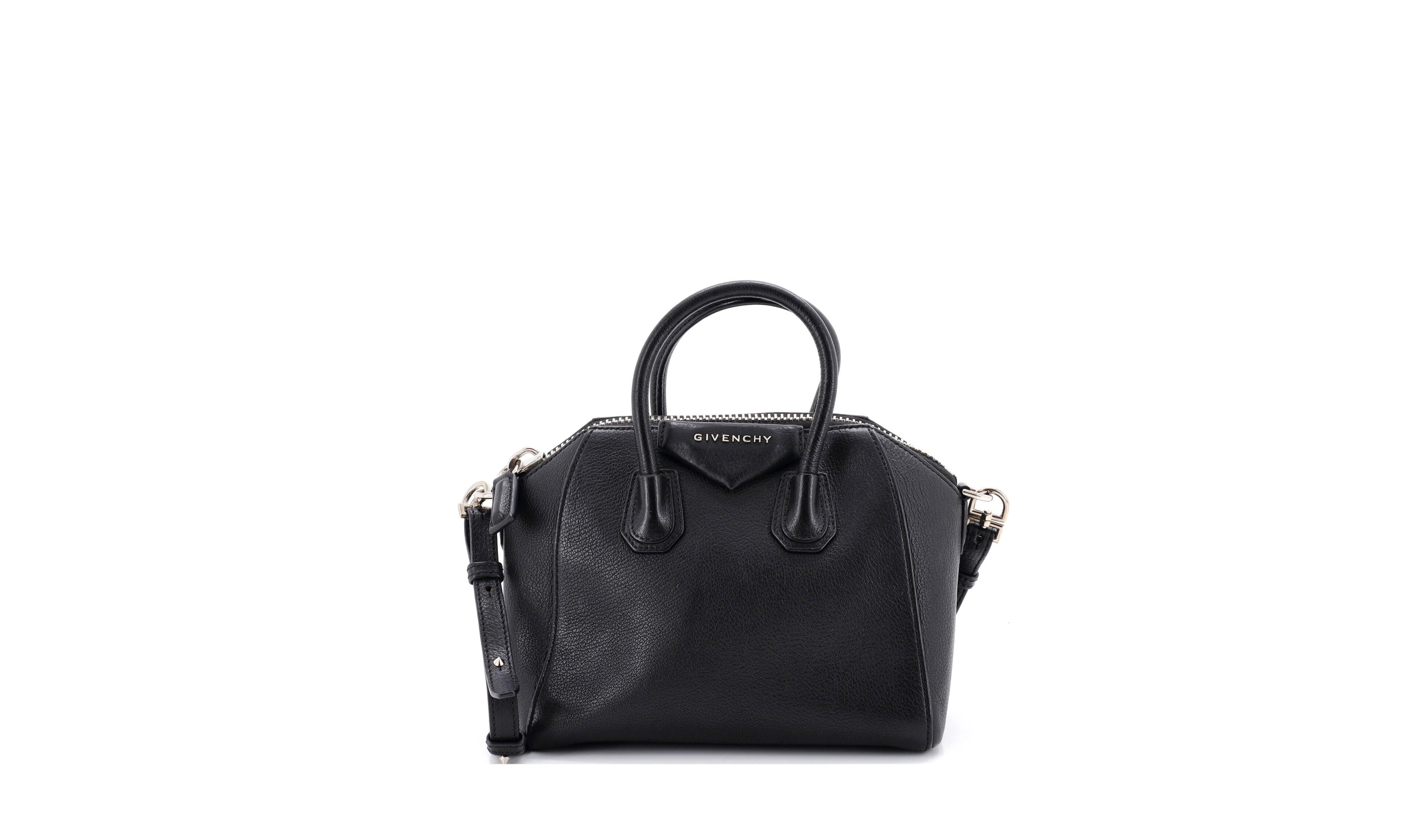 Pre-Owned Givenchy Mini Antigona Bag Leather