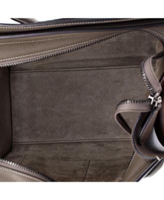 Micro Luggage Bag Grainy Leather