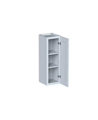 W12" x H36" Full Overlay Glass Cabinet Door for Custom Wall Cabinetry