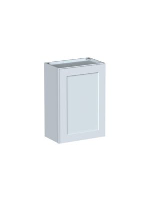 W21" Dove Wall Cabinet with Full Overlay HDF Door for Custom Kitchen or Bathroom