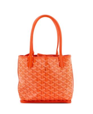 Mini Anjou Reversible Tote Coated Canvas