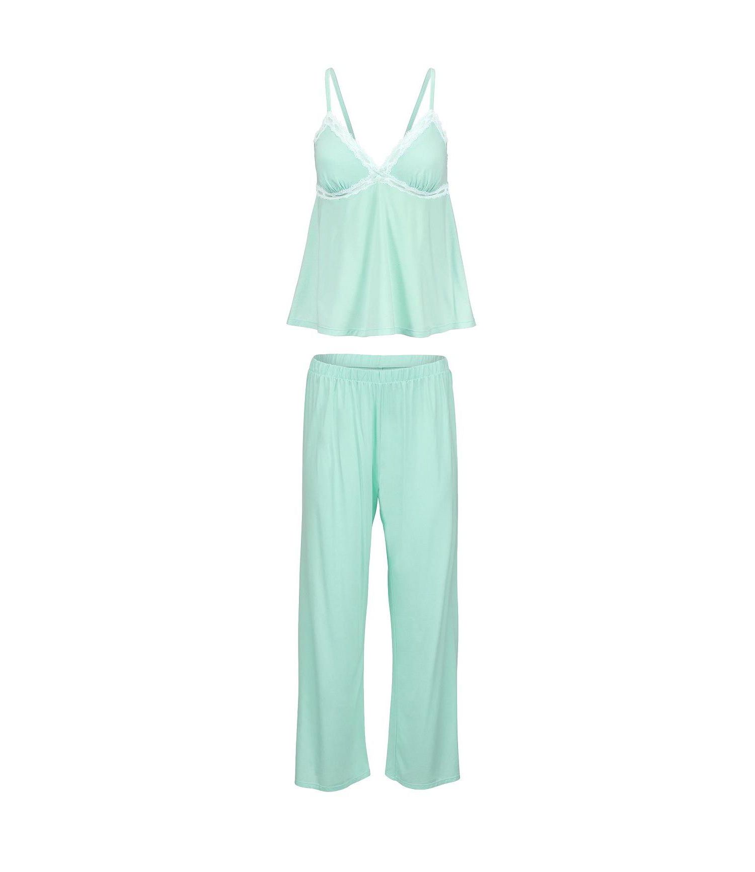 Plus Size Eloisa Tank Top and Pants Pajama Set