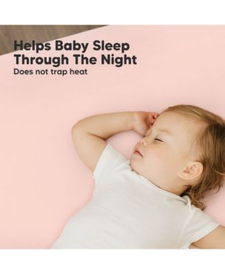 Mini Crib Sheets for Baby Girls, Boys, 2-Pack Soothe Pack and Play Sheets Fitted, Pack N Play Mattress Sheet