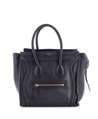 Micro Luggage Bag Smooth Leather