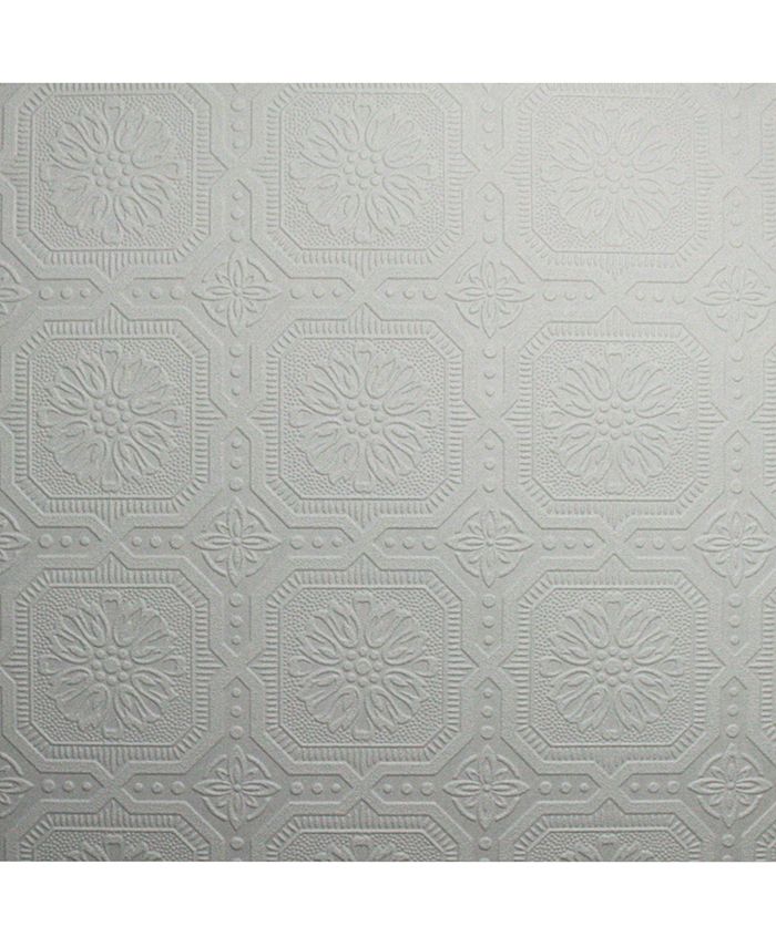 Graham & Brown Small Squares Paintable Wallpaper Macy's