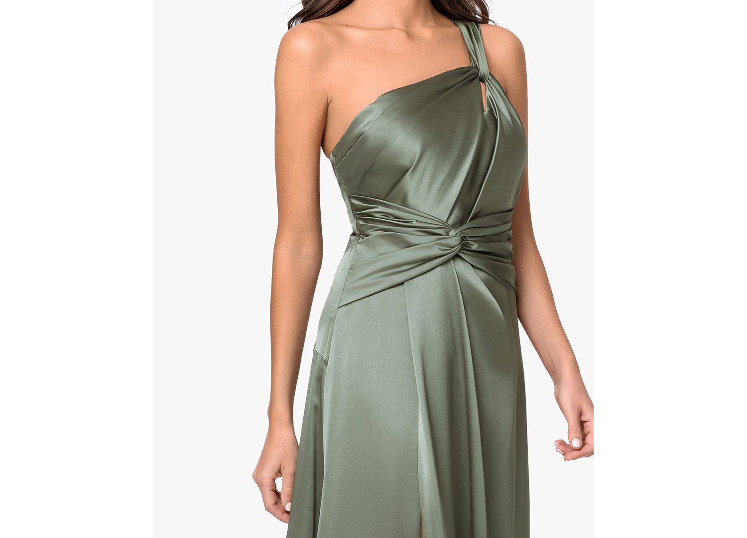 Women's Sleeveless One-Shoulder Gown