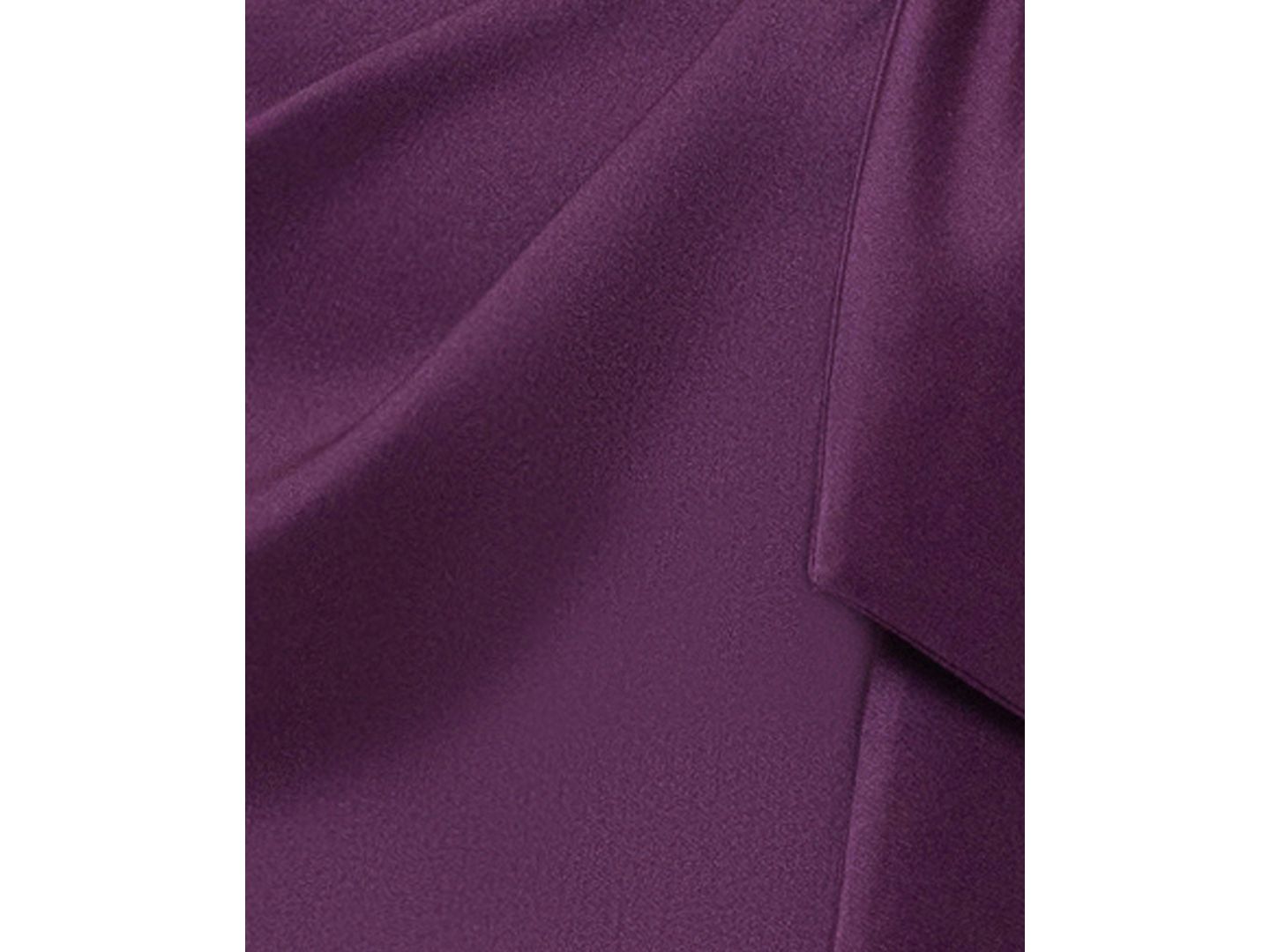 Женские платья XSCAPE Asymmetric Neck Short-Sleeve Gown, цвет: Сливовый — фото 5