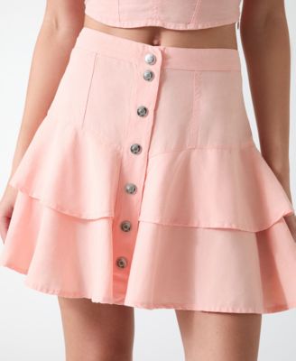 Women's Dena A-Line Tiered Mini Skirt