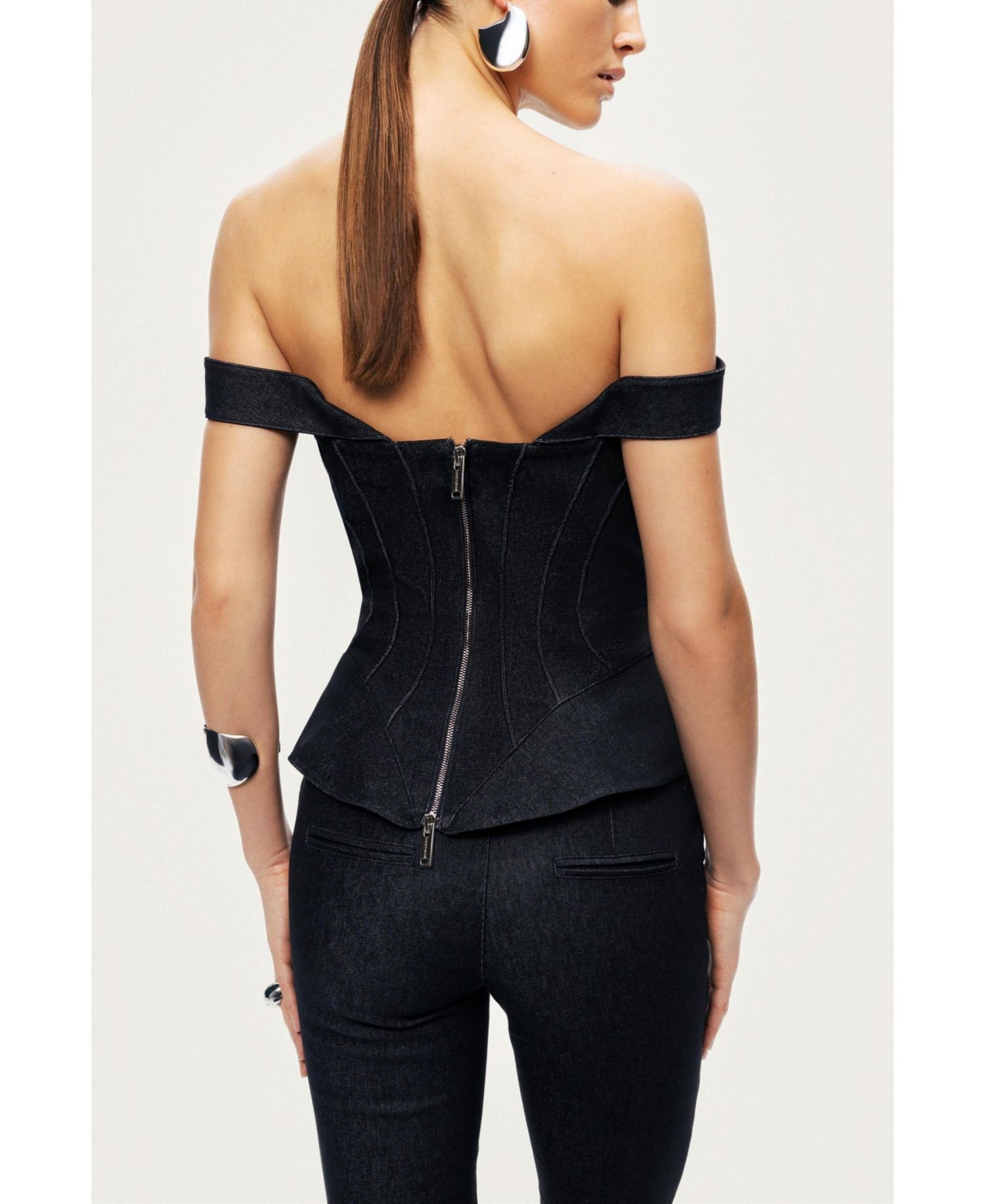 Women's Off-Shoulder Sculpted Bustier