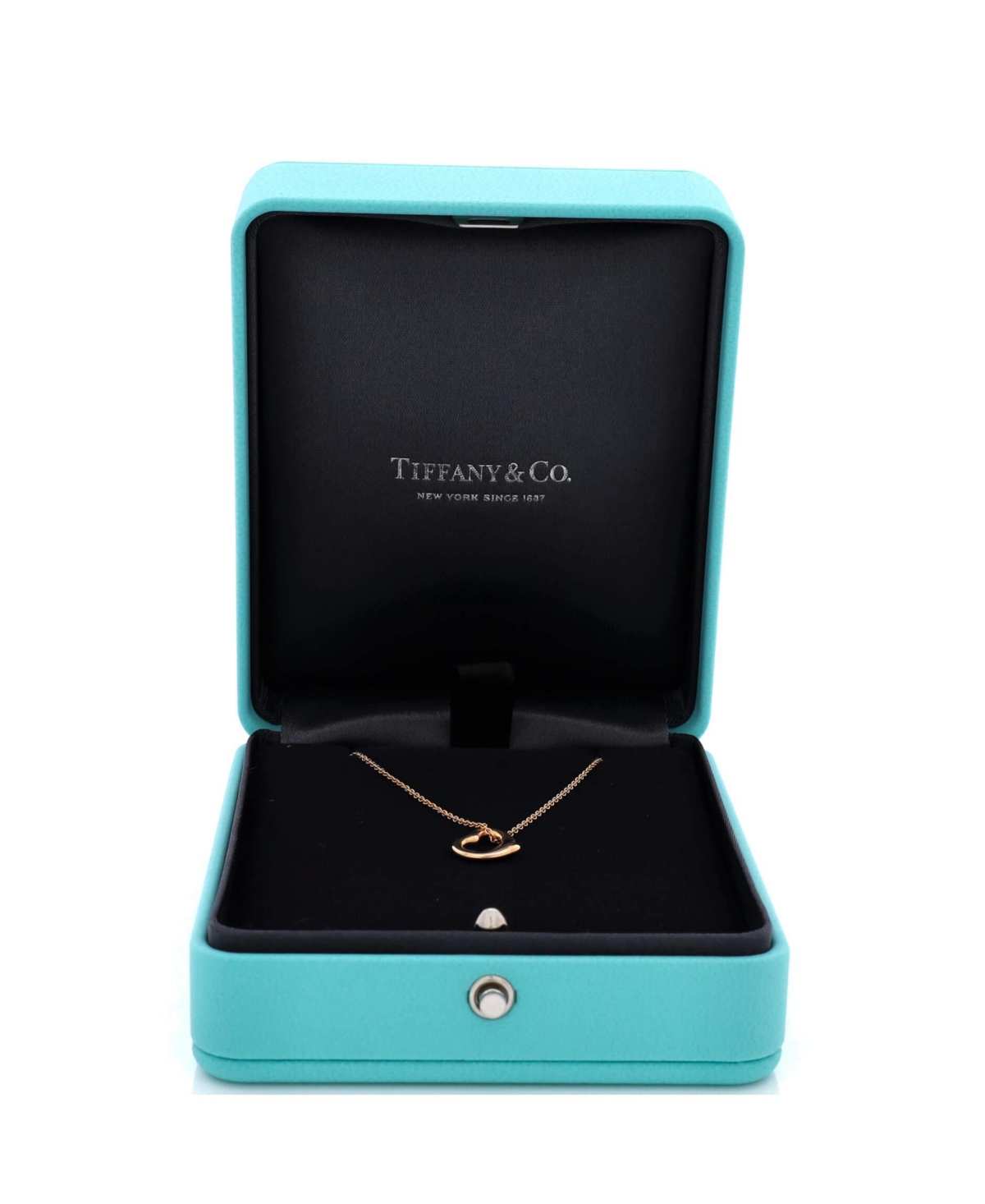 Pre-Owned Tiffany & Co Elsa Peretti Open Heart Pendant Necklace